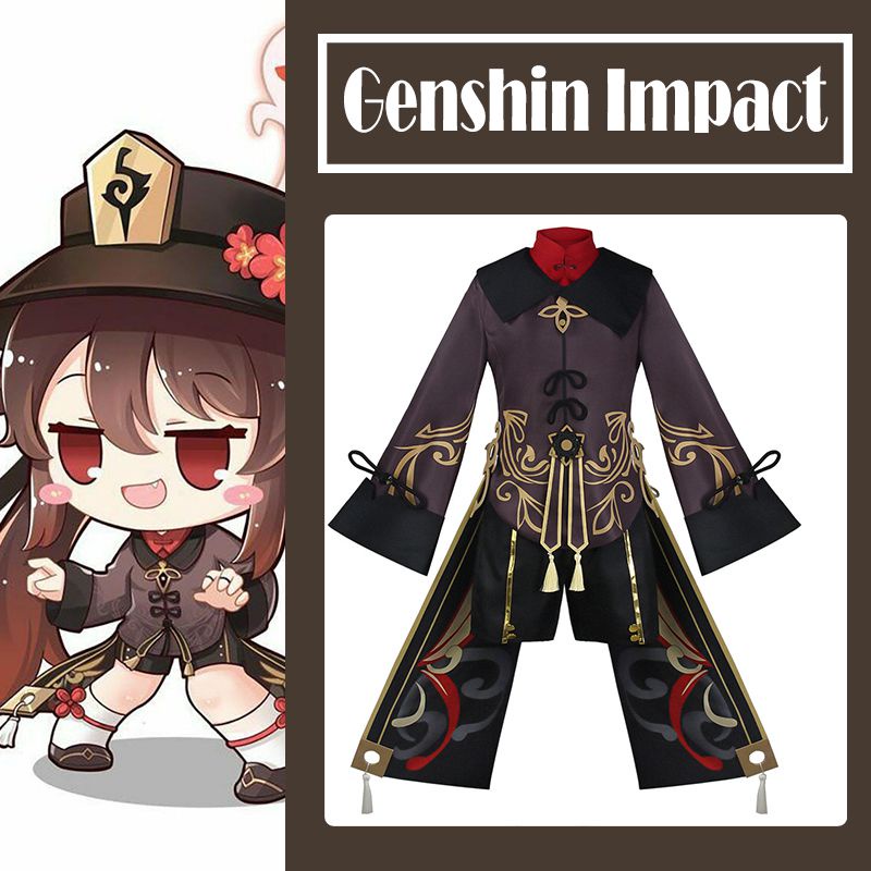 Bộ trang phục hóa trang nhân vật hutao trong phim hoạt hình genshin impact kèm theo tóc giả (có bán lẻ) | BigBuy360 - bigbuy360.vn