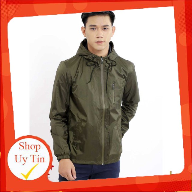Áo khoác 1 lớp dài tay nam D6123G47 GENVIET