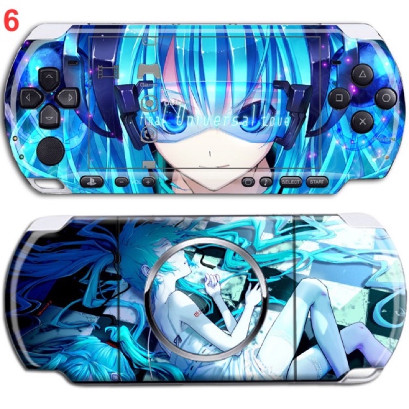 Dán skin psp3000 giao hình ngẫu nhiên ,dán Skin dán decan PSP 3000