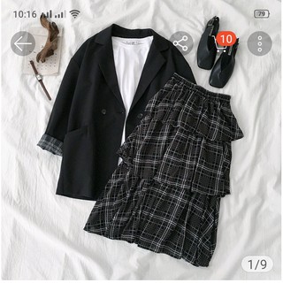 Set Vest + chân váy