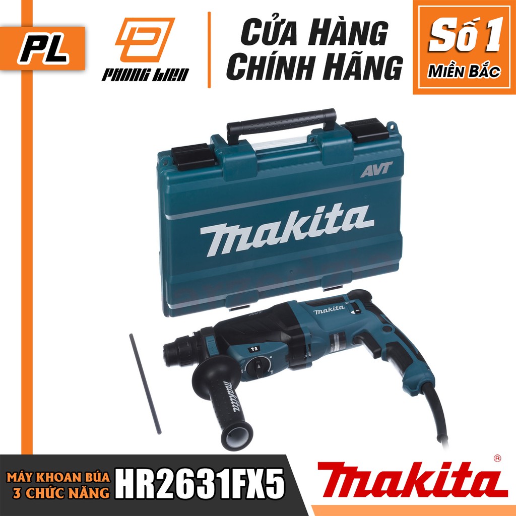 [Chính Hãng] Máy Khoan Búa Đa Năng HR2631FX5 (26MM-800W)