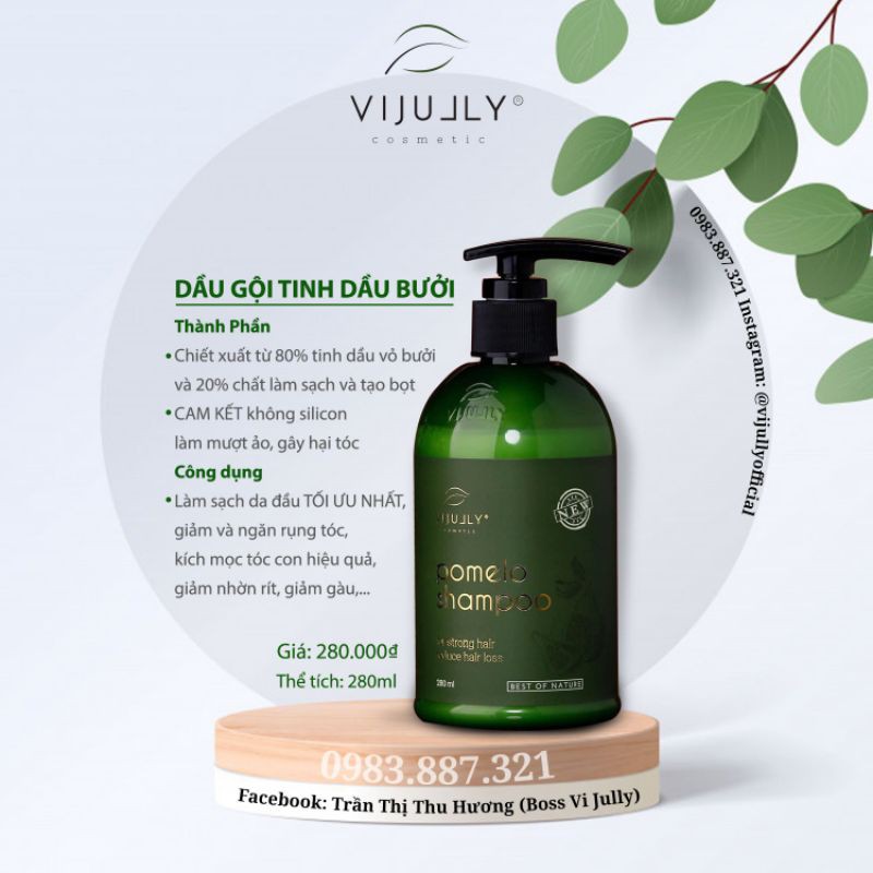 [NGĂN RỤNG 100%] DẦU GỘI BƯỞI VI JULLY GIẢM RỤNG, LÀM TÓC CHẮC KHOẺ BỒNG BỀNH, KÍCH MỌC TÓC DÀI, TẶNG KÈM QUÀ XINH | BigBuy360 - bigbuy360.vn