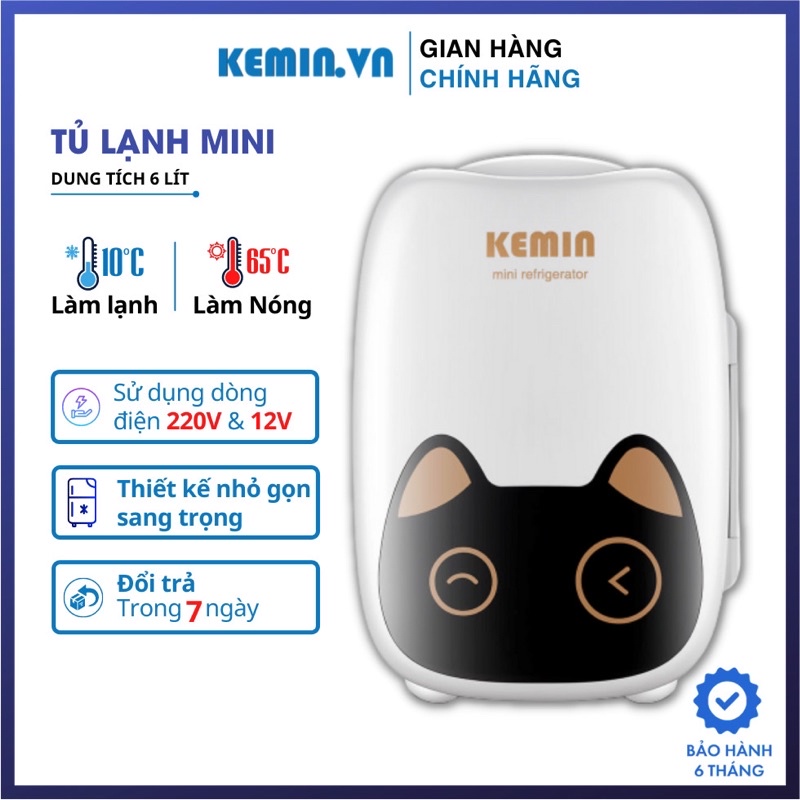 TỦ LẠNH MINI 6L BẢO QUẢN MỸ PHẨM [ CÓ BẢO HÀNH]