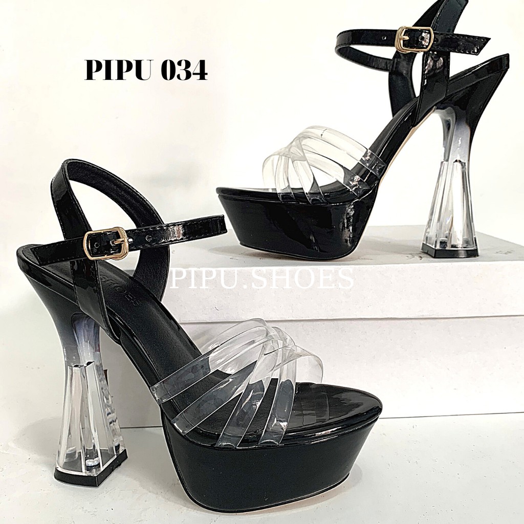 giày cao gót đế đúp 13cm &amp; 14cm ,sandals cao gót nữ trên 10cm giày cưới, catwalk