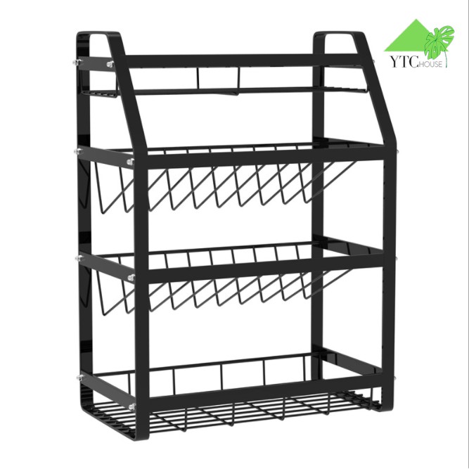 Kê Gia Vị 4 tầng nhà bếp Nhập Khẩu Sơn Tĩnh Điện siêu bền đẹp-KGV02 | BigBuy360 - bigbuy360.vn