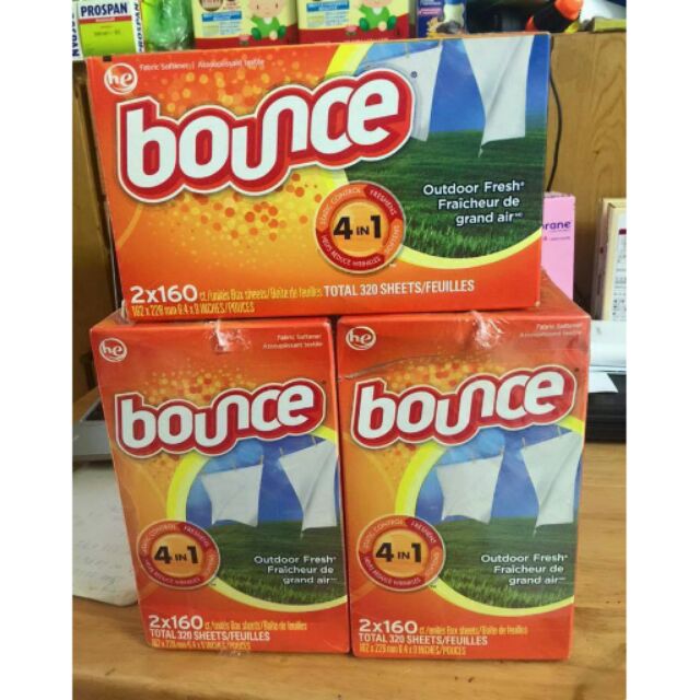Giấy thơm Bounce 160 tờ