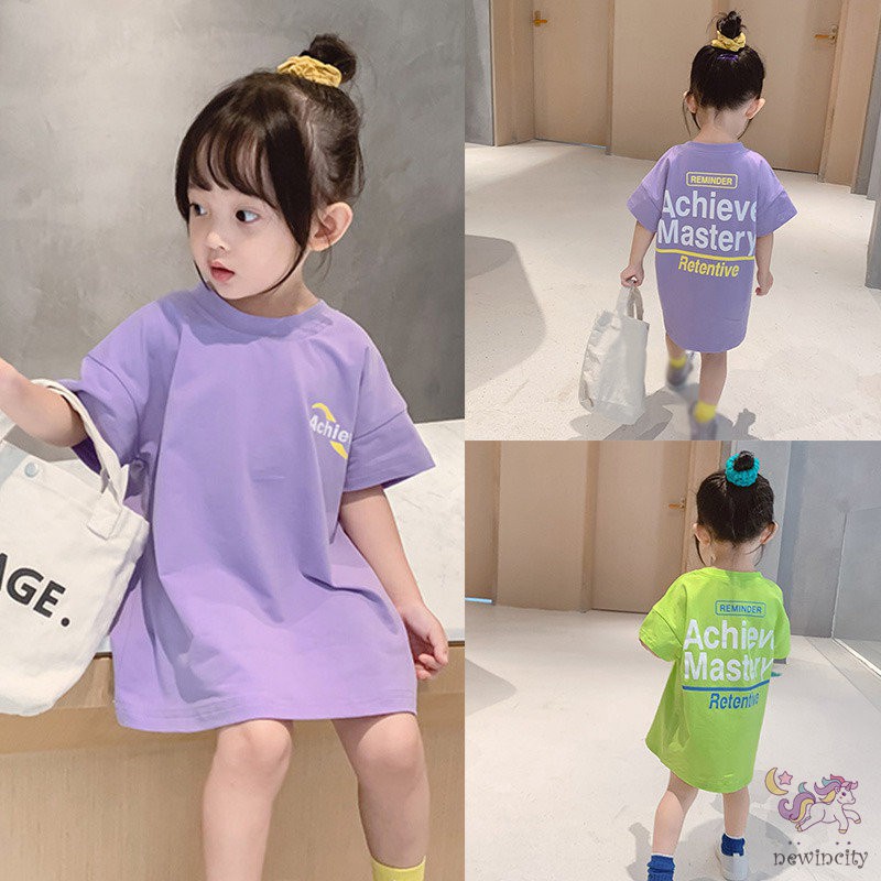 Áo Thun Tay Ngắn Kiểu Hàn Quốc Dành Cho Bé Gái