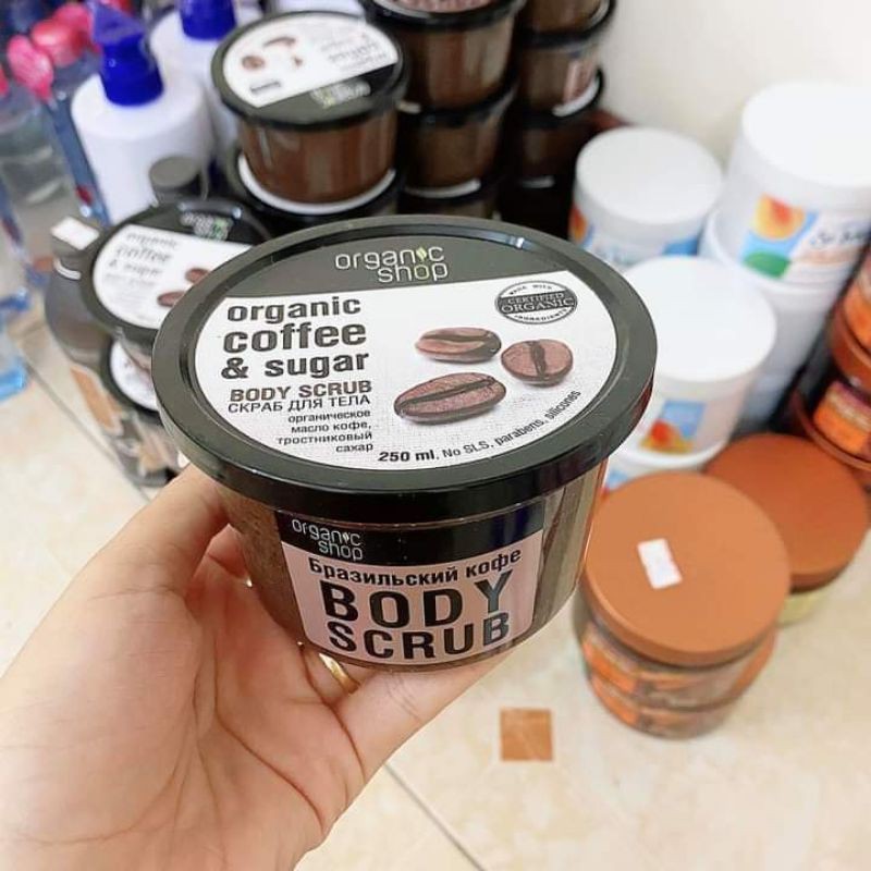 Tẩy Tế Bào Chết Toàn Thân Organic Shop Organic Coffee &amp; Sugar Body Scrub