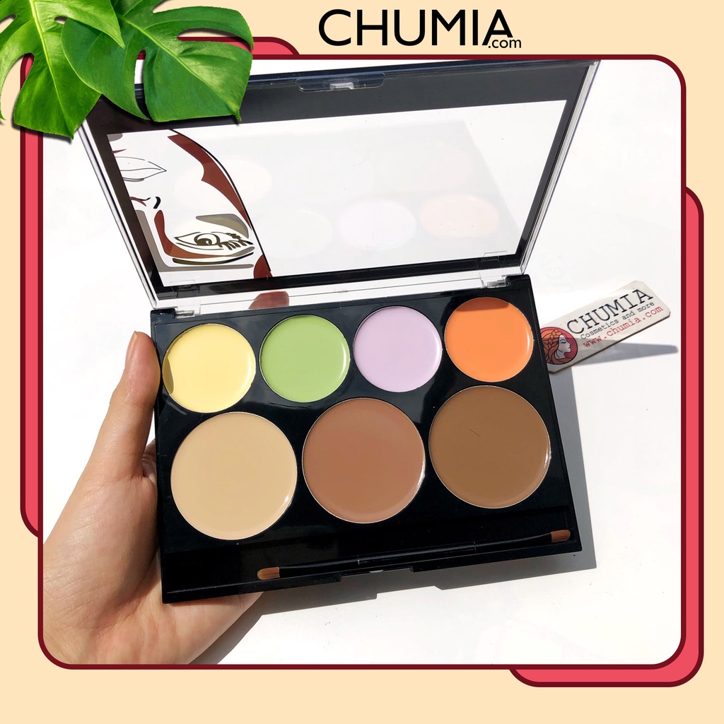 Tạo khối + che khuyết điểm CITY COLOR Contour &amp;amp; Correct Cream Palette