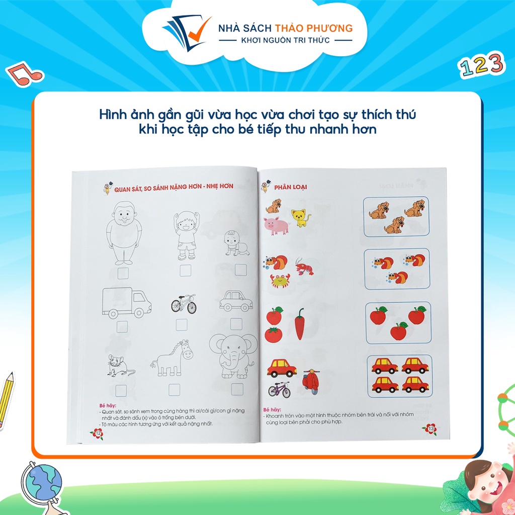 Sách - Toán Tư Duy - Dành cho trẻ em từ 4 - 6 tuổi