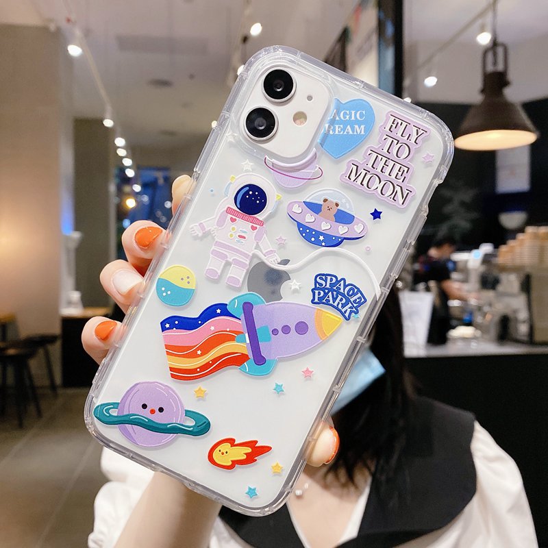 Ốp điện thoại hình tên lửa cho Samsung Galaxy A21s A51 A71 A11 Note 10 S10 Lite A20s A50 A50s A30s A30 A20 A31 M11 | BigBuy360 - bigbuy360.vn