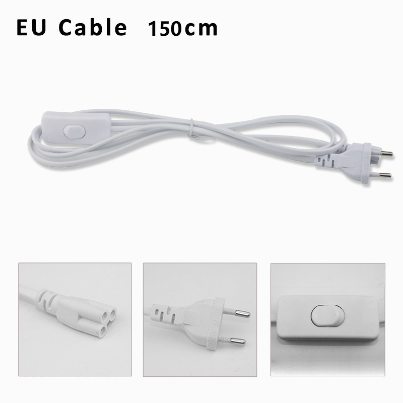 Cáp Kết Nối 3 Chấu EU Cho Ống Đèn LED T5 LED T8