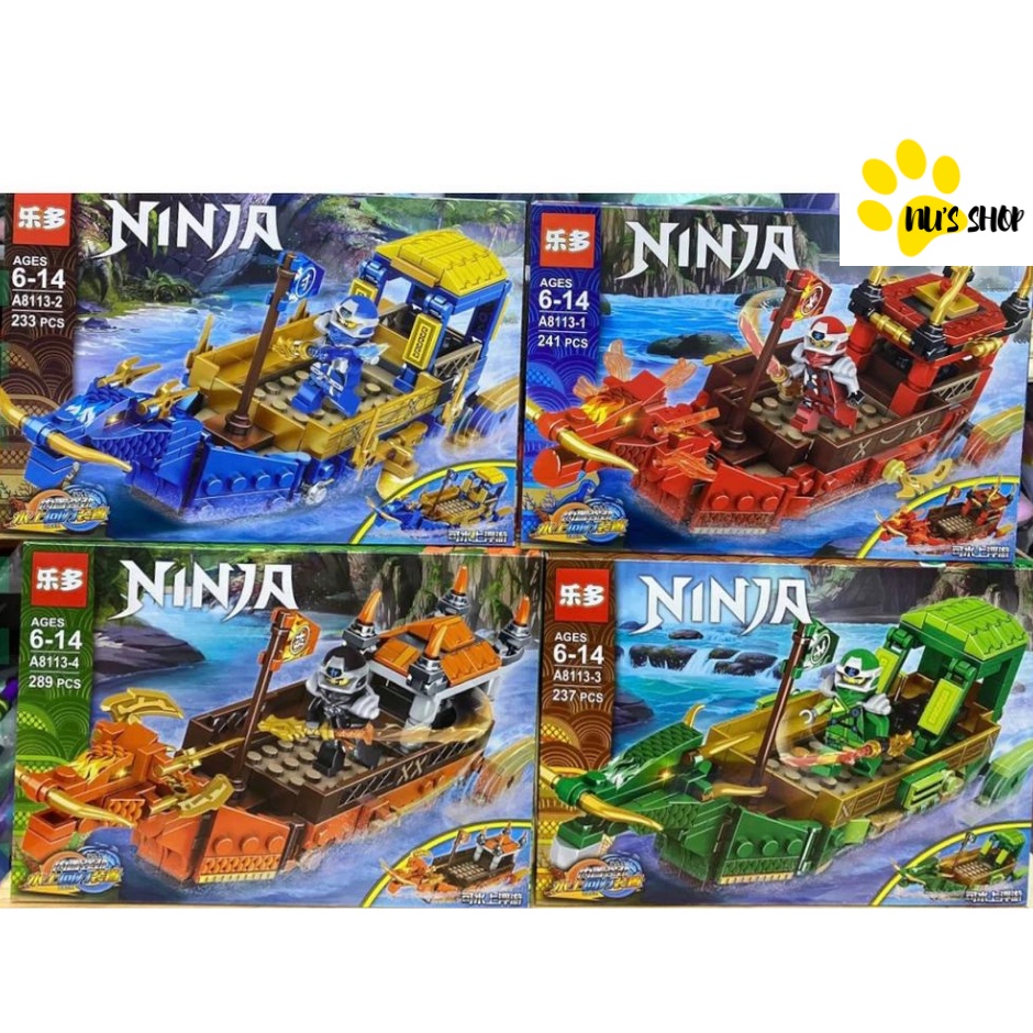ĐỒ CHƠI - BỘ LẮP RÁP NINJAGO - LEGO THUYỀN RỒNG CHỞ CHIẾN BINH- A8113