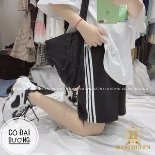 Quần đùi nữ 3 sọc cá tính
