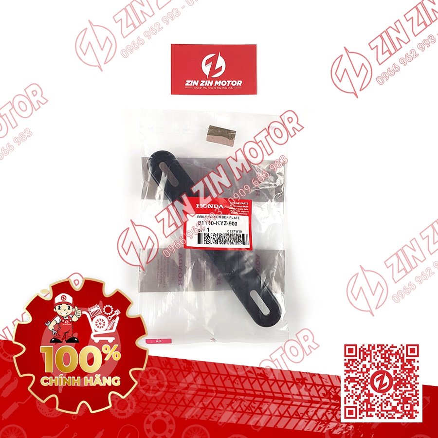 Pát Biển Số Trước Vario 150 K59, Vario 125 K60, Supra GTR K56W K56F 81110KYZ900