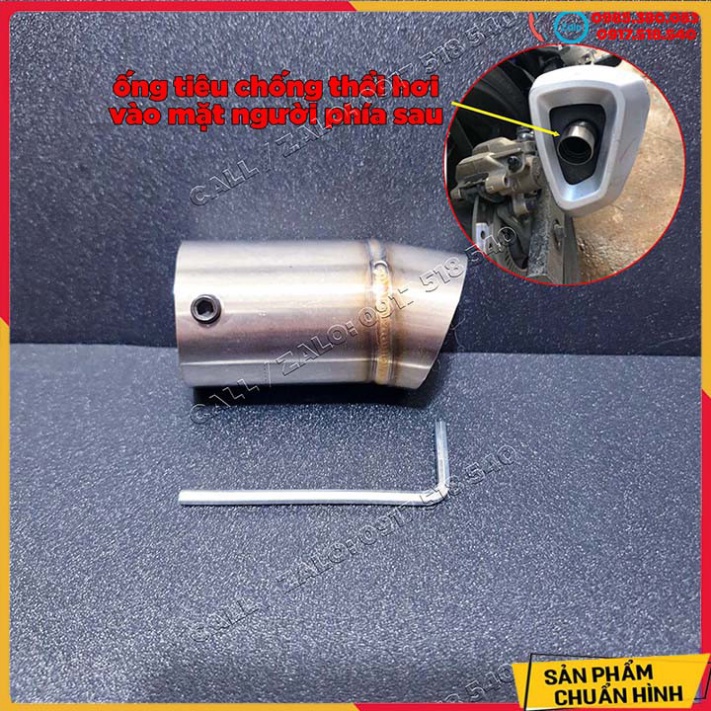 Chụp Ống Xả Pô Winner X Inox 304 / Ống Tiêu Chụp Ống Xã Gió Dành Cho Winner X Ảnh thật Sp