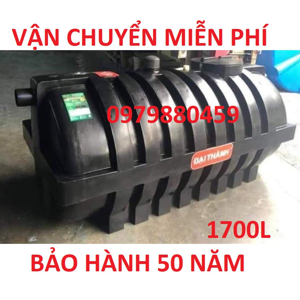 Bồn tự hoại ngang Tân Á hầm phân, hố phân, bể phốt, bảo hành 5 năm