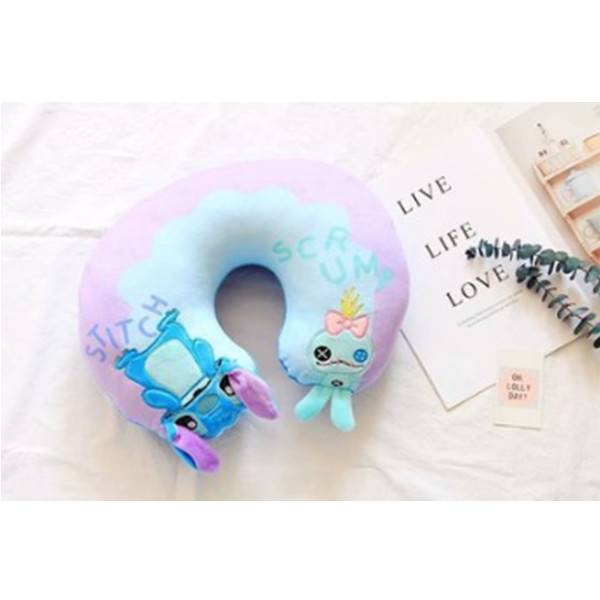 Gấu dâu Lotso Gối Kê Cổ Chữ U Hình Nhân Vật Hoạt Hình Winnie Stitch Người Ngoài Hành Tinh # 11