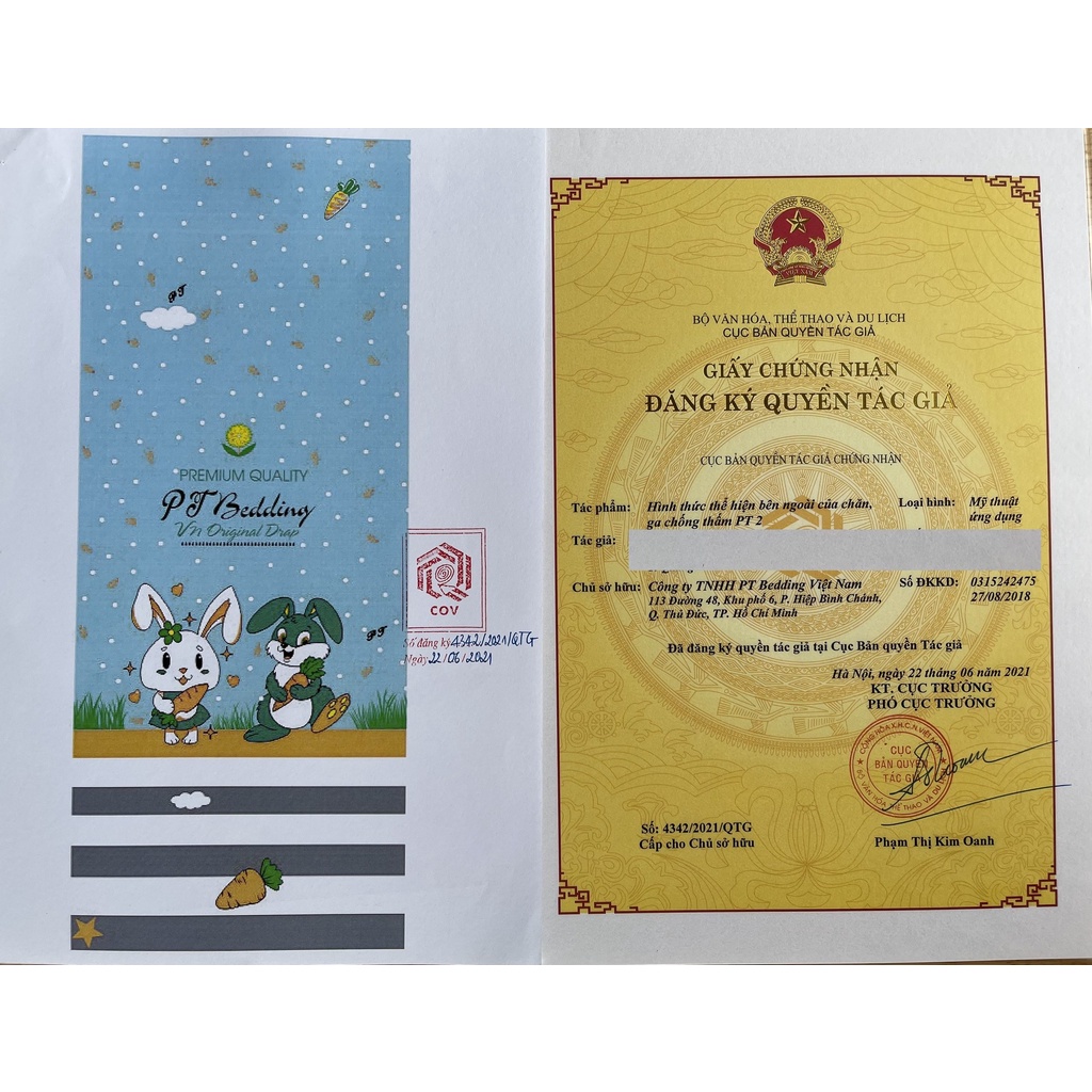Ga chống thấm cotton cho bé, hàng chính hãng PT, cứu tinh cho mẹ mỗi khi bé tè lau là sạch (chọn mẫu)