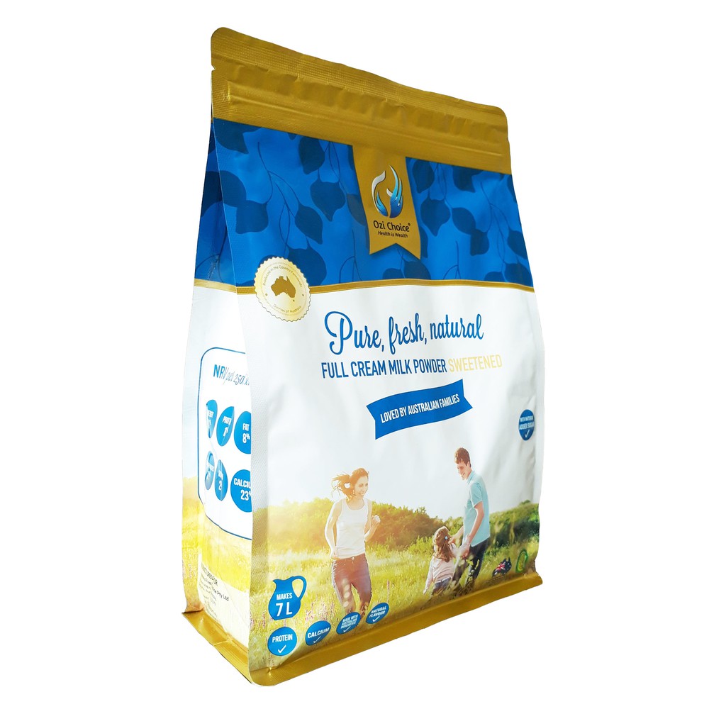 Sữa Bột Nguyên Kem Có Đường Ozi Choice - Nhập khẩu Úc - 1kg