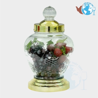 BÌNH NGÂM RƯỢU THỦY TINH HOA VĂN  3.5 lít