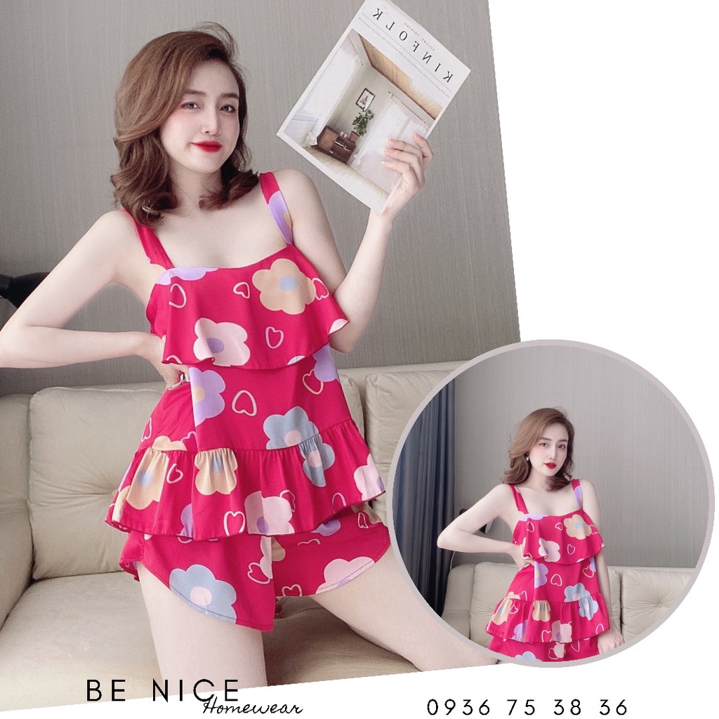 Set đùi mặc nhà tầng bèo với nhiều họa tiết đáng yêu nhà Be Nice Homewear