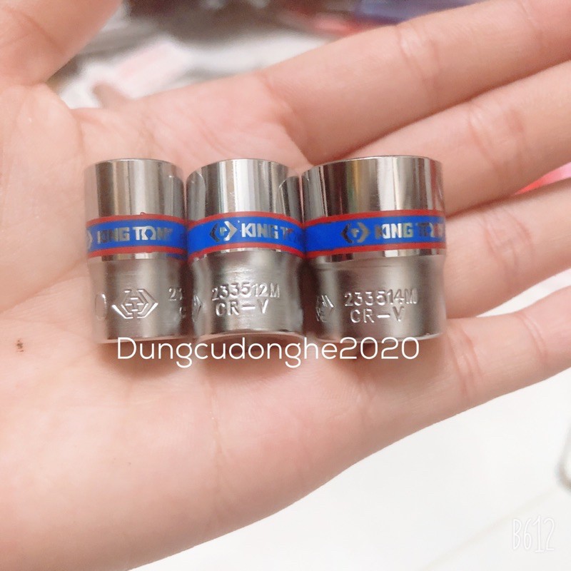 Tuýp Trắng Ngắn 1/4 Kingtony 4-14mm 2335