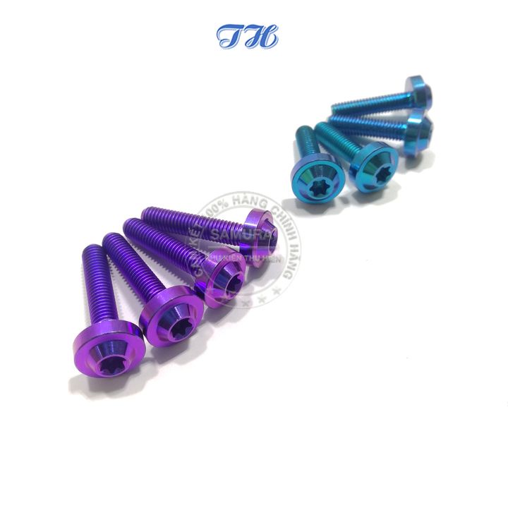 Ốc GR5 5li30 đầu dù gắn các cùm tay thắng vị trí nút chỉnh hoặc các vị trí khác cùng kích thước cho nhiều dòng xe