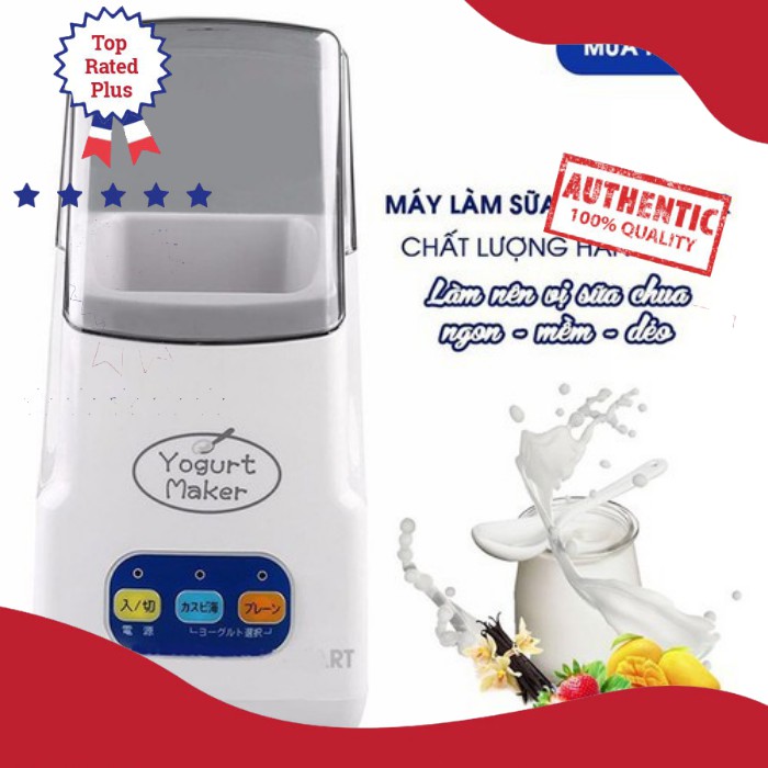 💕Bảo Hành 12 Tháng💕 Máy Làm Sữa Chua Nhật Bản Tại Nhà Yogurt Maker, 3 Nút Tự Động Công Nghệ Mới