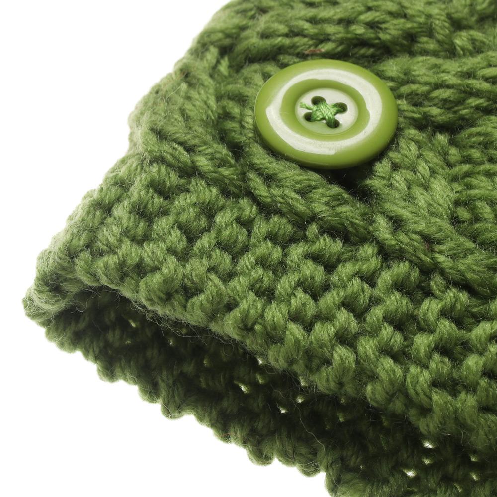 Băng Đô Dệt Kim Co Giãn Mềm Mại Màu Kẹo Thời Trang Mùa Đông