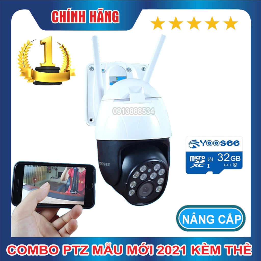 [MẪU 2021- CAM TO] Camera không dây YOOSEE PTZ ngoài trời xoay 10 đèn Led chiếu sáng ban đêm | WebRaoVat - webraovat.net.vn