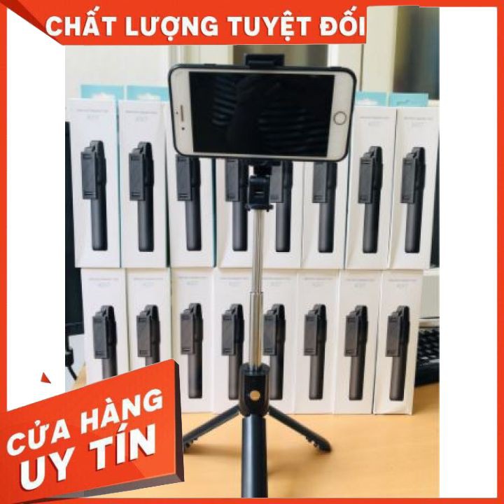 Gậy chụp hình 💖 FREE SHIP 💖 Gậy chụp hình kiêm Tripod 3 chân + Nút bluetooth K07 cực kỳ tiện lợi | BigBuy360 - bigbuy360.vn