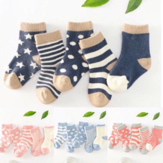 Set 5 đôi tất Hàn quốc cho bé