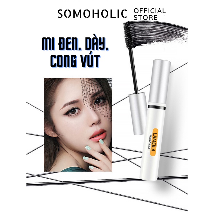 Mascara chuốt mi cong vút dày mi lâu trôi Lameila Somoholic MAS3