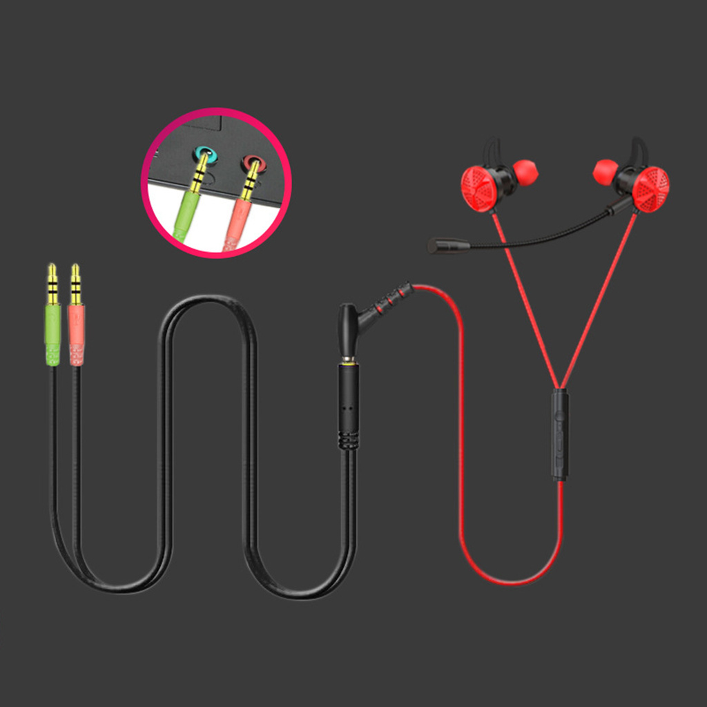 Tai Nghe Có Dây Ms G8 Hình Chữ L Giắc Cắm 3.5mm Kèm Mic | BigBuy360 - bigbuy360.vn