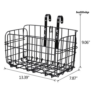 Giỏ xe đạp gấp giỏ gấp xe đạp màu đen