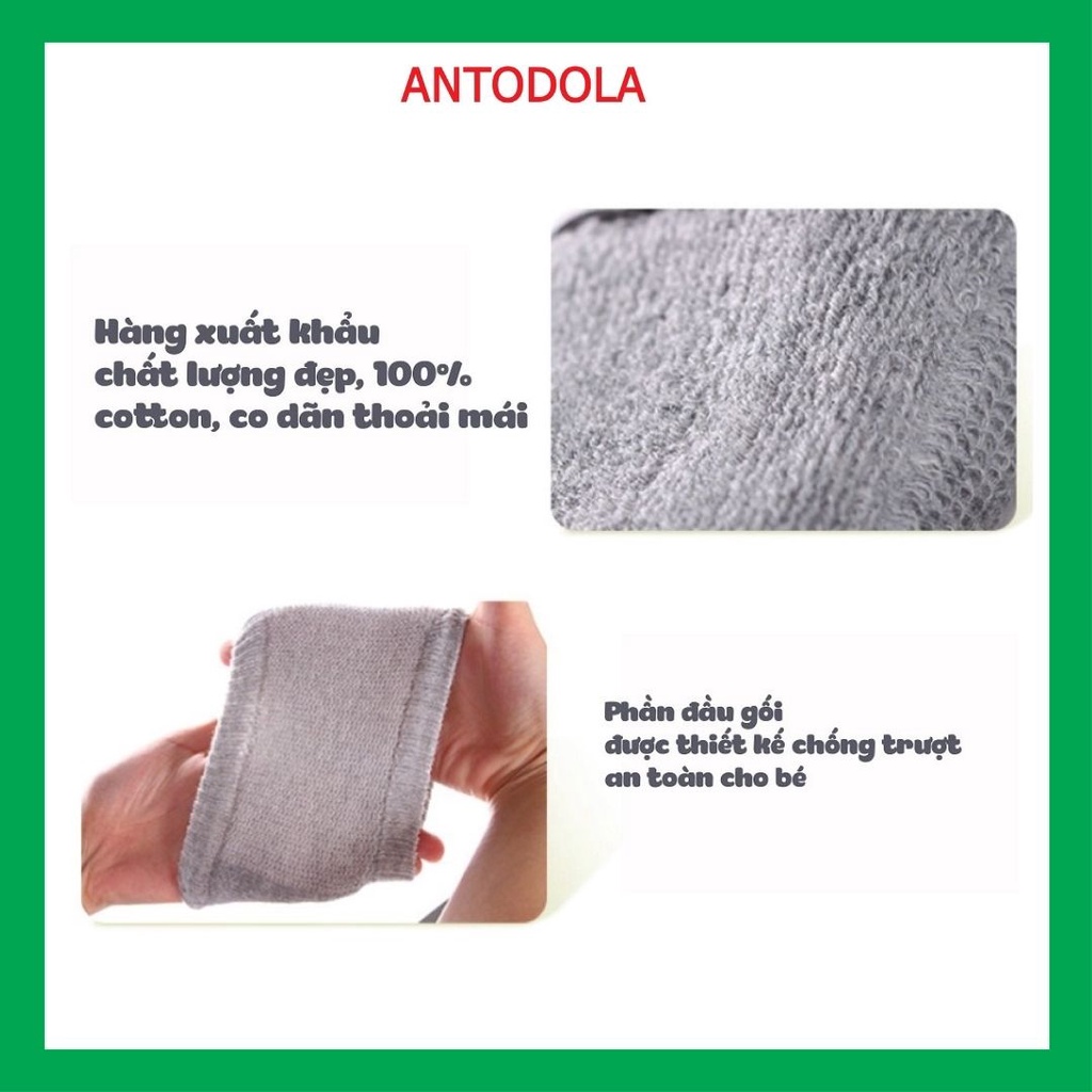 Bọc bảo vệ đầu gối cao cấp cho bé tập bò, vơ/tất tập bò, vớ tập bò cho bé an toàn chống trượt
