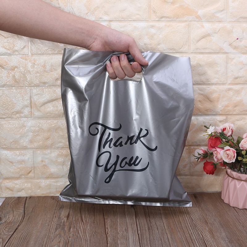 Túi Đựng Đồ In Chữ Thank You Tiện Dụng Cho Siêu Thị / Tiệc Tùng