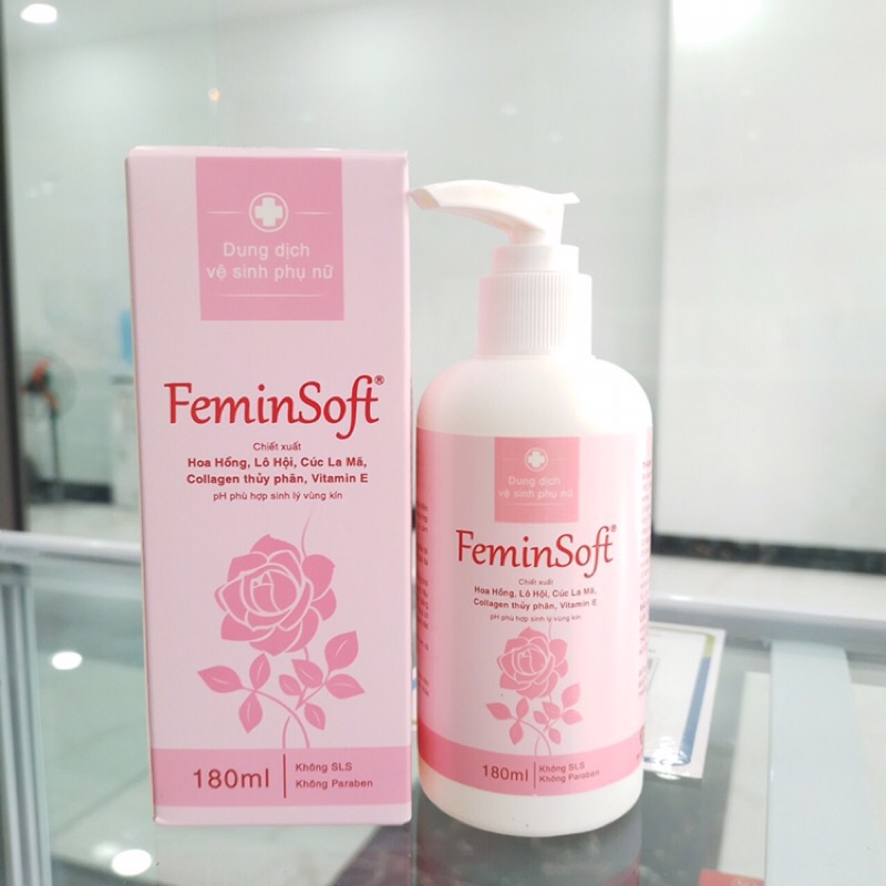 Dung Dịch Vệ Sinh Phụ Nữ FeminSoft 180ml