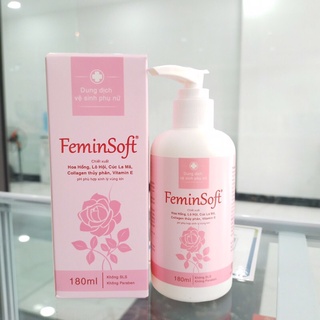 Dung dịch vệ sinh phụ nữ feminsoft 180ml