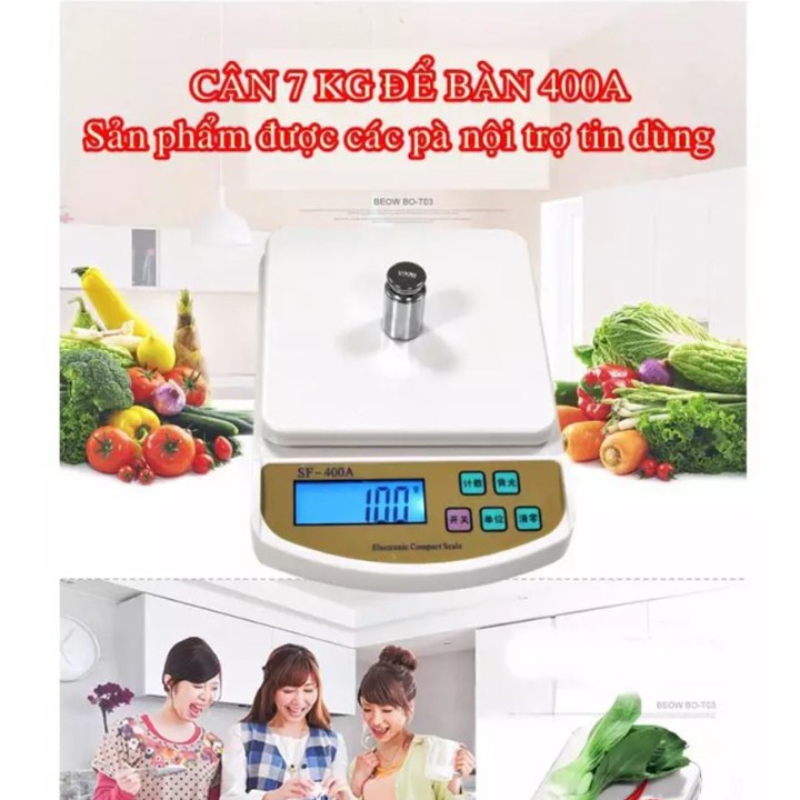 CÂN ĐIỆN TỬ ĐỂ BÀN 400A 7KG