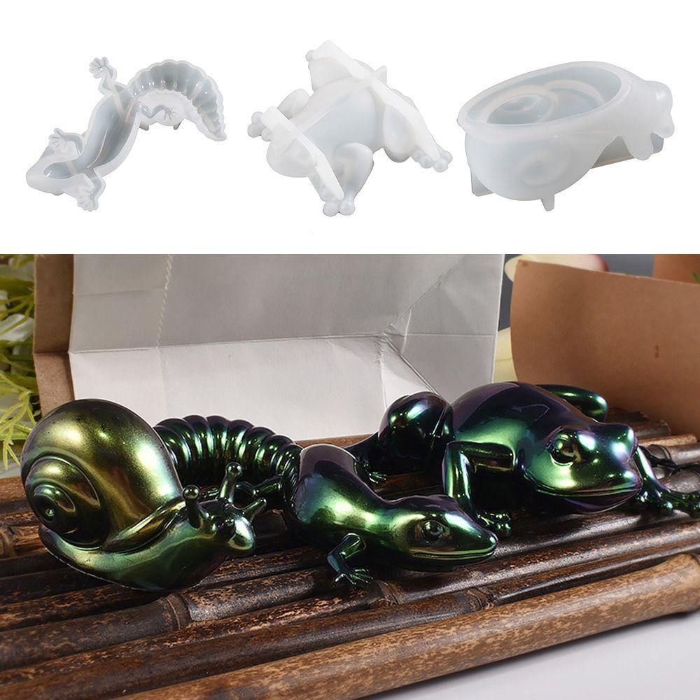 Khuôn Silicone Làm Mặt Dây Chuyền Hình Thằn Lằn