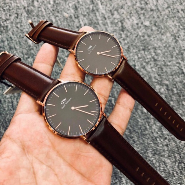 Đồng Hồ Nam Nữ Daniel Wellington - Classic Black Sheffield