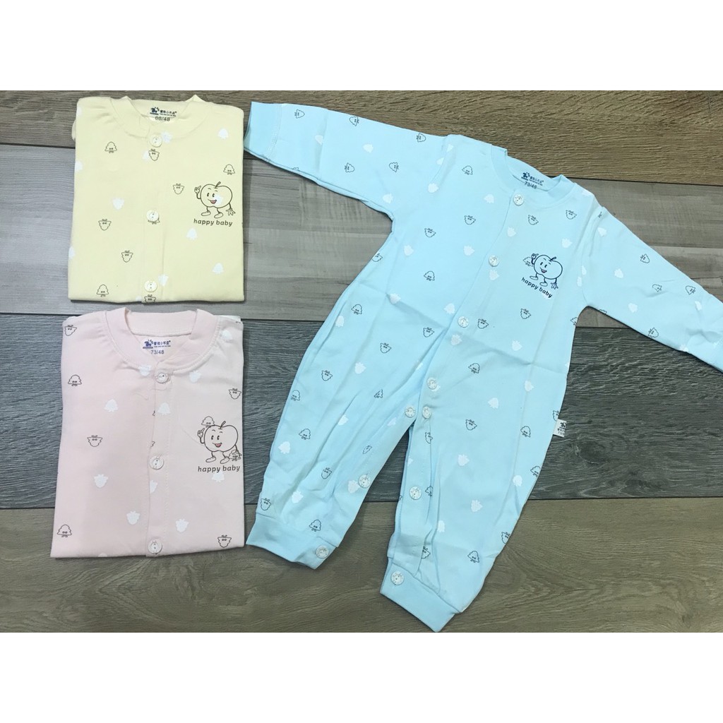 Bộ body nỉ FREESHIPnỉ cotton cho bé xinh xắn đáng yêu