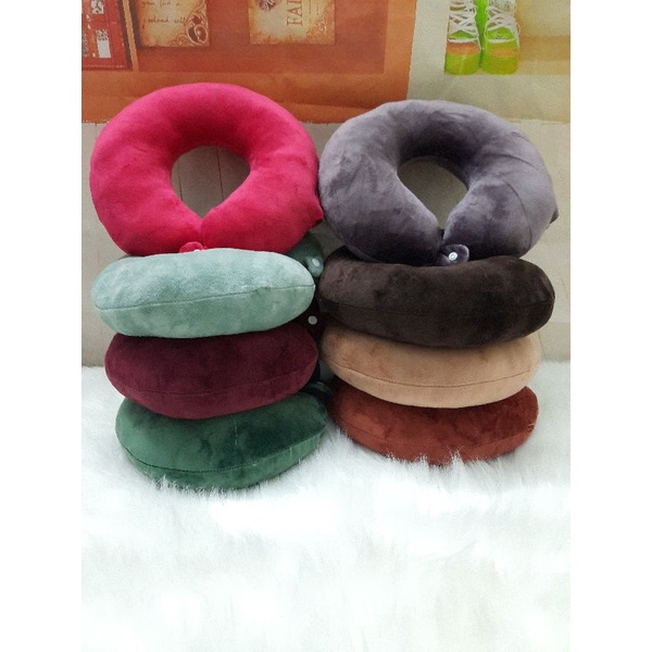 [Ảnh thật] Gối cổ cao su non, kê mặt ngủ, tựa lưng du lịch, văn phòng