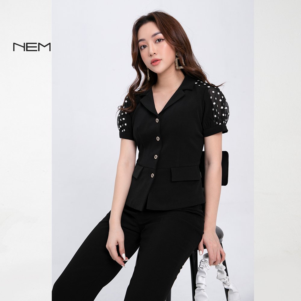 Áo sơ mi nữ công sở thiết kế NEM Fashion SM05182 | BigBuy360 - bigbuy360.vn