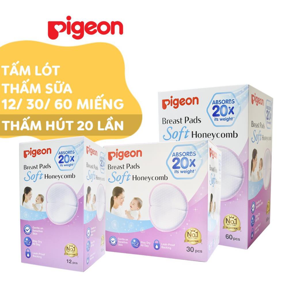 Tấm lót thấm sữa Pigeon cho mẹ 12/30/60 miếng/hộp