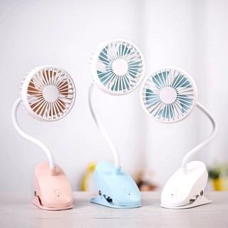 Quạt mini cầm tay - để bàn - kẹp linh động - sạc USB