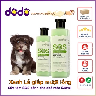 [CHÍNH HÃNG] Sữa tắm chó mèo SOS 530ml màu Xanh Lá giúp mềm mượt lông - Sữa tắm cho chó mèo - Dodo Pet