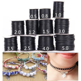 5met dây sáp da hàn quốc đủ size 0.5- 0.8-1-1.5-2-2.5-3-3.5-4mm